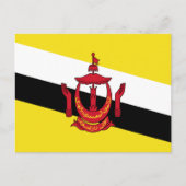 Brunei Flag Briefkaart (Voorkant)