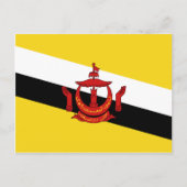 Brunei Flag Briefkaart (Voorkant)