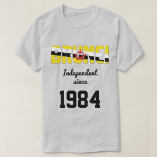 Brunei Flag Independence Celebration T-shirt
