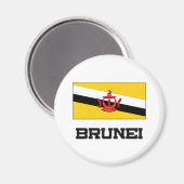 Brunei Flag Magneet (Voorkant / Achterkant)