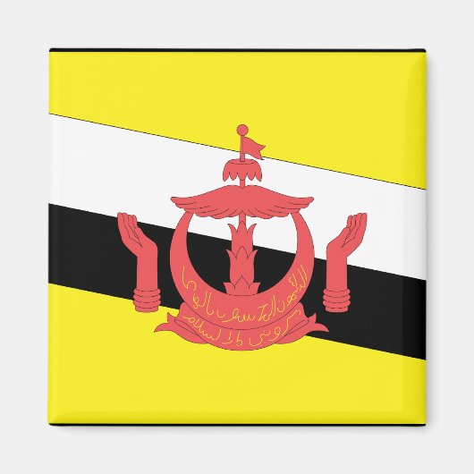 Brunei Flag Magneet (Voorkant)