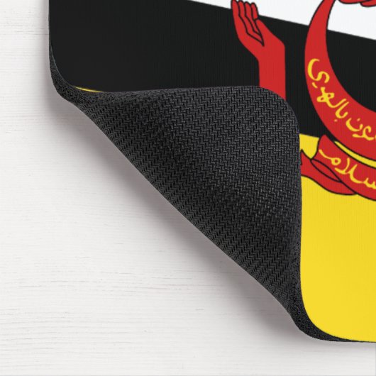 Brunei Flag Mousepad Muismat (Hoek)