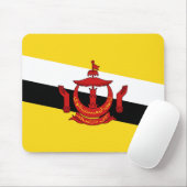 Brunei Flag Mousepad Muismat (Met muis)