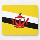 Brunei Flag Mousepad Muismat (Voorkant)