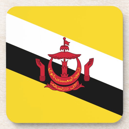 Brunei Flag Onderzetter (Voorkant)