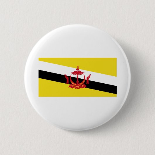 Brunei Flag Ronde Button 5,7 Cm (Voorkant)