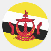 Brunei Flag Sticker (Voorkant)