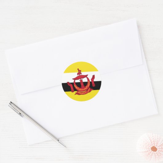 Brunei Flag Sticker (Envelop)