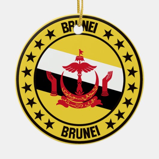 Brunei Keramisch Ornament (Voorkant)