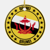Brunei Keramisch Ornament (Achterkant)