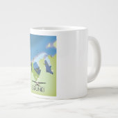 Brunei Reisposter kaart Grote Koffiekop (Voorkant rechts)