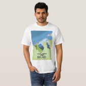 Brunei Reisposter kaart T-shirt (Voorkant volledig)