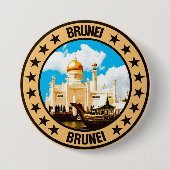 Brunei Ronde Button 7,6 Cm (Voorkant)