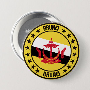 Brunei Ronde Button 7,6 Cm