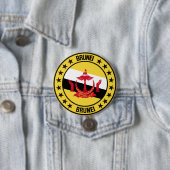Brunei Ronde Button 7,6 Cm (In situ)