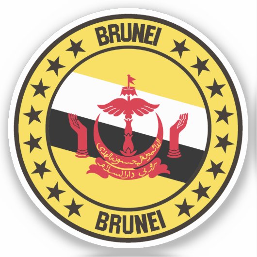 Brunei Sticker (Voorkant)