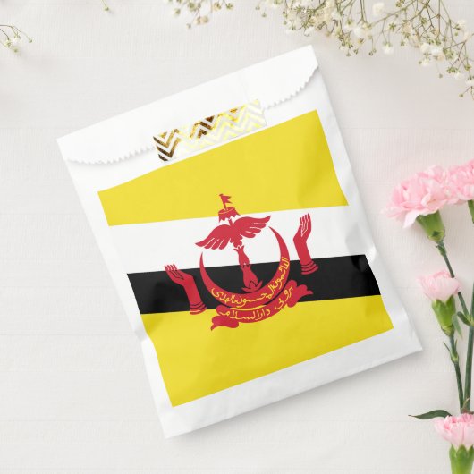 Brunei-vlag Bedankzakje (Gezegeld)