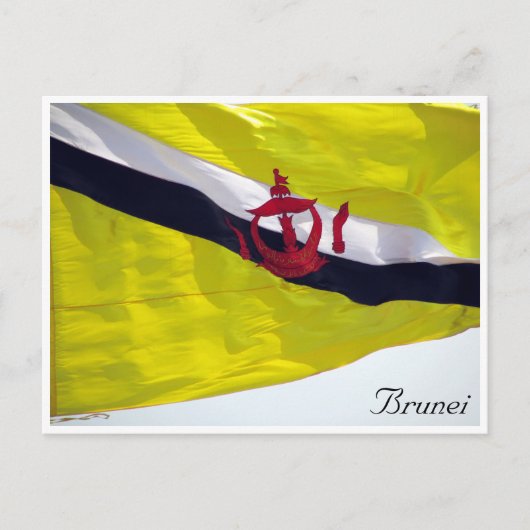 brunei vlag briefkaart (Voorkant)