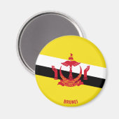 Brunei Vlag Charmant Patriottisch Magneet (Voorkant / Achterkant)