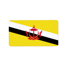Brunei vlag etiket