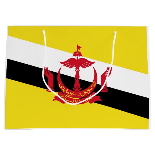 Brunei vlag groot cadeauzakje (Voorkant)