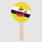 Brunei vlag handwaaier (Voorkant)