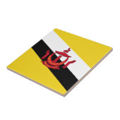 Brunei Vlag Keramische Tegel Tegeltje (Zijkant)