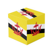 Brunei vlag kubus (Achter hoekig)