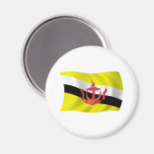 Brunei Vlag Magneet (Voorkant / Achterkant)