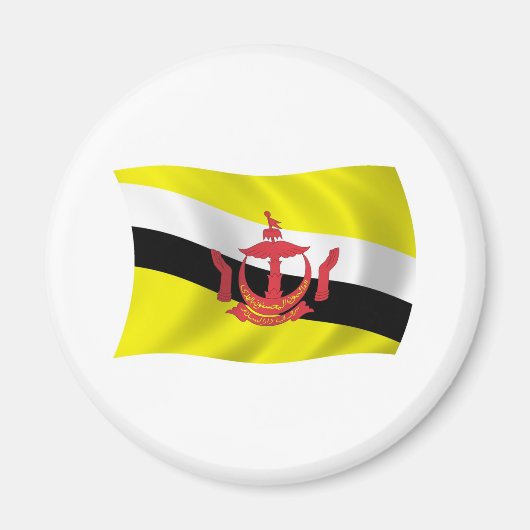 Brunei Vlag Magneet (Voorkant)