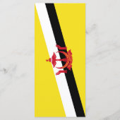 Brunei vlag menu (Achterkant)