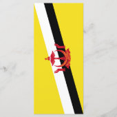 Brunei vlag menu (Voorkant)