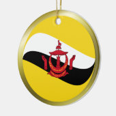 Brunei Vlag Ornament (Links)