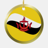 Brunei Vlag Ornament (Achterkant)