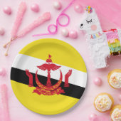 Brunei vlag papieren bordje (Feest)