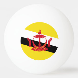 Brunei vlag pingpongbal