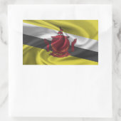 Brunei-vlag Rechthoekige Sticker (Tas)