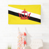 Brunei vlag spandoek (Insitu)