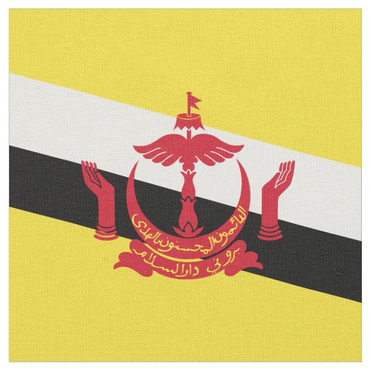 Brunei vlag stof (Close Up)