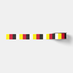 Brunei vlag strepen land patroon wit zwart rood grosgrain lint