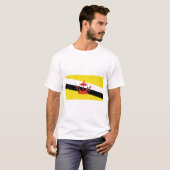 Brunei-vlag T-shirt (Voorkant volledig)