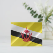 Brunei - vlag Waving - Briefkaart (Staand voorkant)