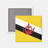 Brunei Vlagmagneet Magneet (Voorkant / Achterkant)