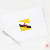 Brunei-vlagsticker Vierkante Sticker (Envelop)