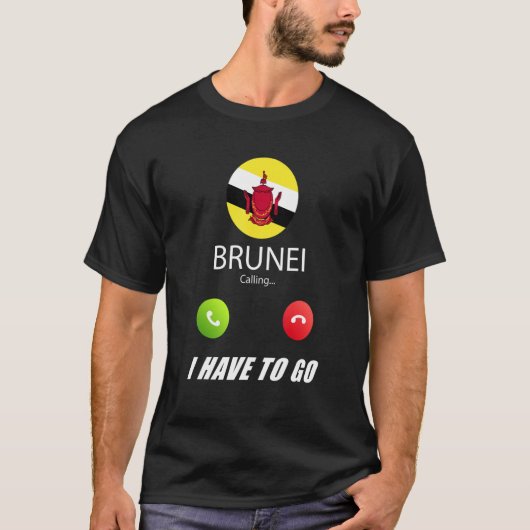 Brunei zegt dat hij het niet leuk vindt t-shirt (Voorkant)