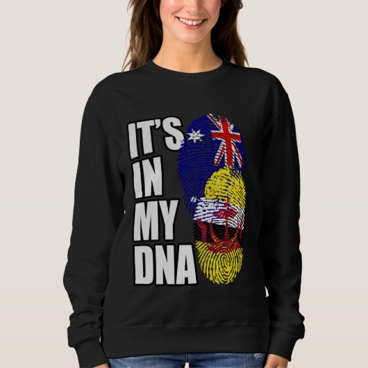 Bruneian And Australian Mix DNA Flag Heritage Trui (Voorkant)