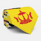Bruneian Flag & National Emblem, Brunei Stropdas (Opgerold)