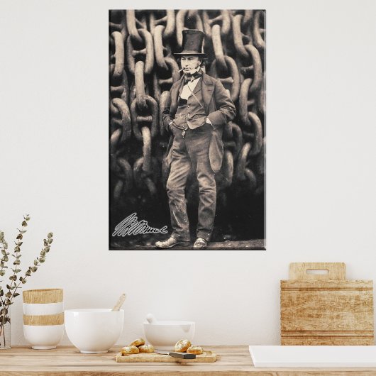 BRUNEL Isambard Poster (Keuken)
