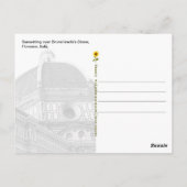 Brunelleschi's Dome, Florence, Italië - Briefkaart (Achterkant)