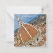 Brunelleschi's koepel notitiekaartje (Voorkant)